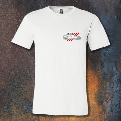 Tesla Model 3 T Shirts | Tesla T-Shirts | Tesla Pride