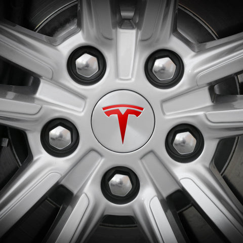 Tesla Wheel Decals