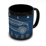 Tesla Model 3 Black Coffee Mug