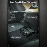 Tesla Cup Holders (Rear Angled)