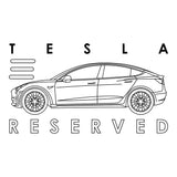 Tesla Model 3 Reserved Shirt | Tesla Shirts | Tesla Shirt