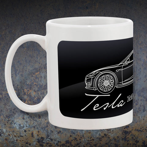 Tesla Model S Mug  Tesla Coffee Cups – TeslaPride
