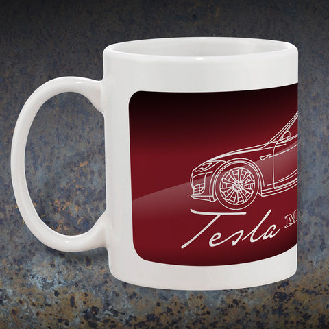 Tesla Model S Mug | Tesla Coffee Cups | Tesla Pride